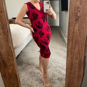 Red camouflage H&M dress size 4